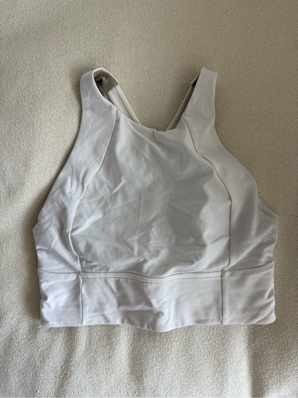 lululemon athletica White High-Neck Sports Bra
